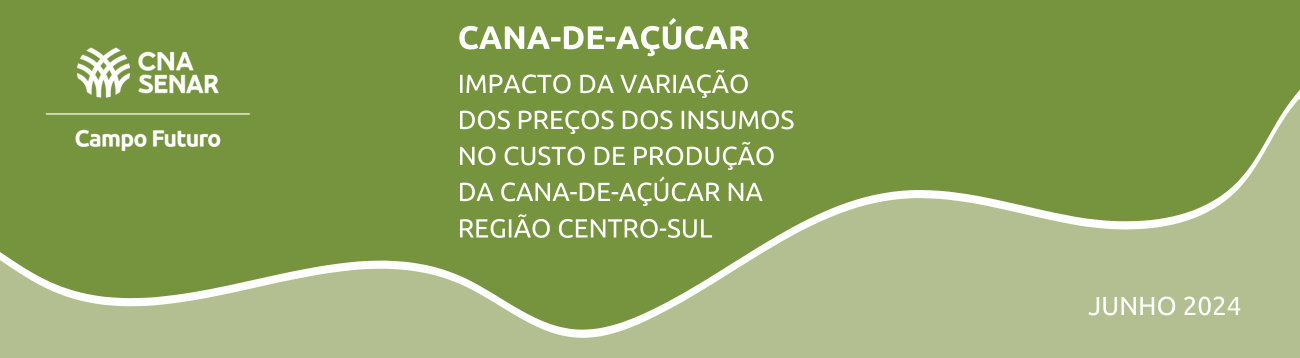 Cana-de açúcar:  Impacto da variação dos preços dos insumos no custo de produção da cana-de-açúcar na região centro-sul