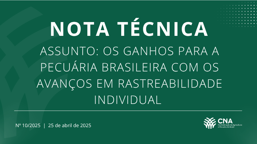 Assunto: Os ganhos para a pecuária brasileira com os avanços em rastreabilidade individual