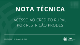 Acesso ao Crédito Rural por restrição PRODES