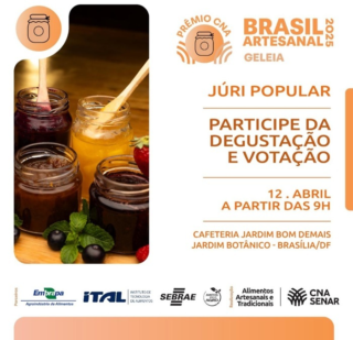 CNA realiza júri popular do Prêmio Brasil Artesanal de Geleia