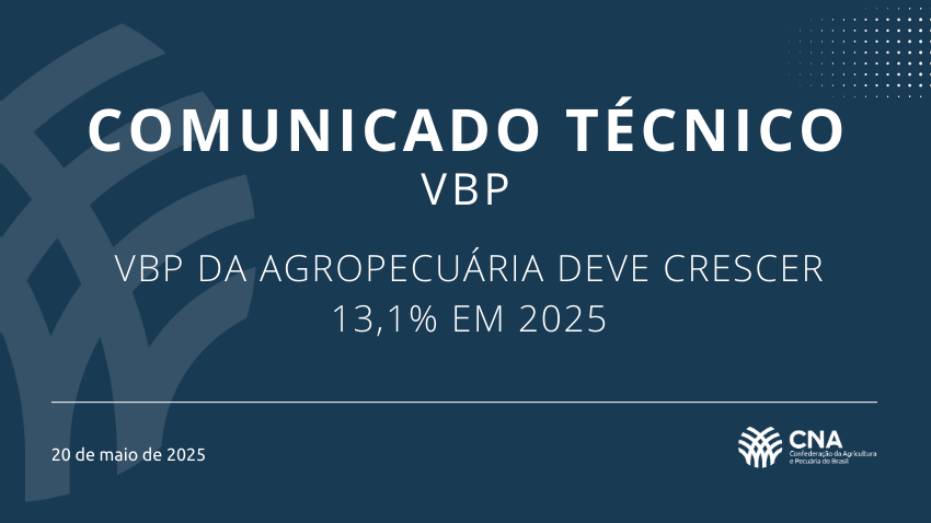 VBP da Agropecuária deve crescer 13,1% em 2025