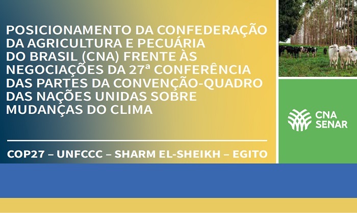 Posicionamento da CNA para a COP27