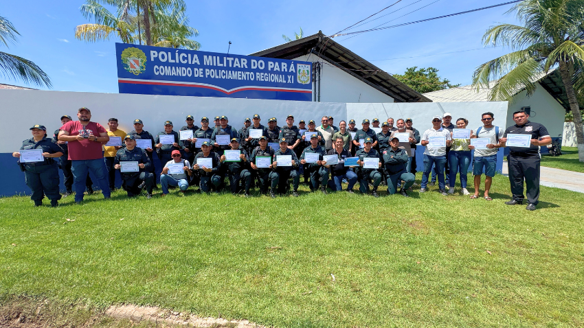 Tecnologia e segurança no campo: curso de drones capacita policiais e civis em Salvaterra, no Marajó