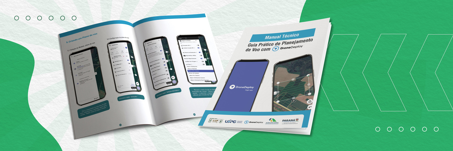 Cartilha do Sistema FAEP orienta o uso de aplicativo de voos com drones