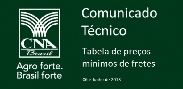 Nota Técnica sobre Tabela de preços mínimos de fretes