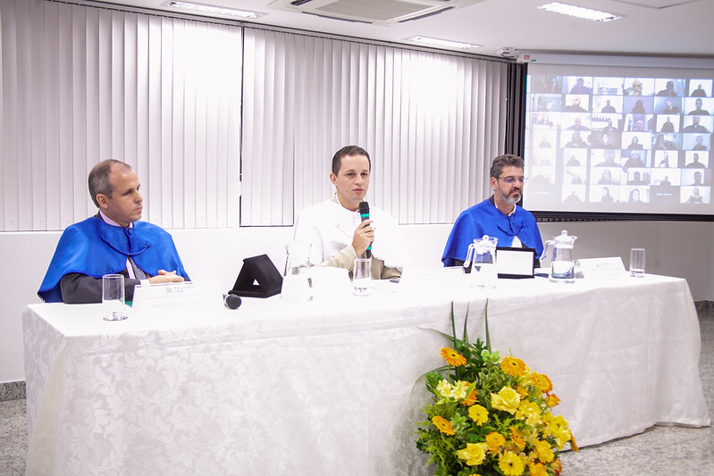 Valmor Boelhouwer, Alberto Silva (centro) e Nelson Ananias.